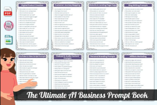 The Ultimate AI Business Prompt Book, instant download