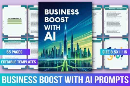 Business Boost with AI Prompts, instant download